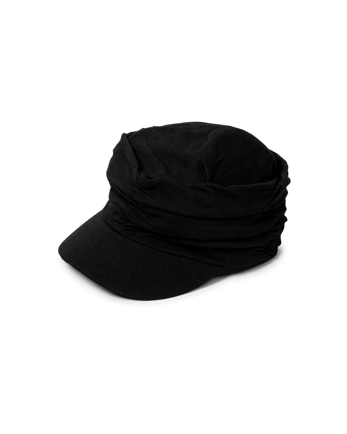 Structured Ruched Cap
