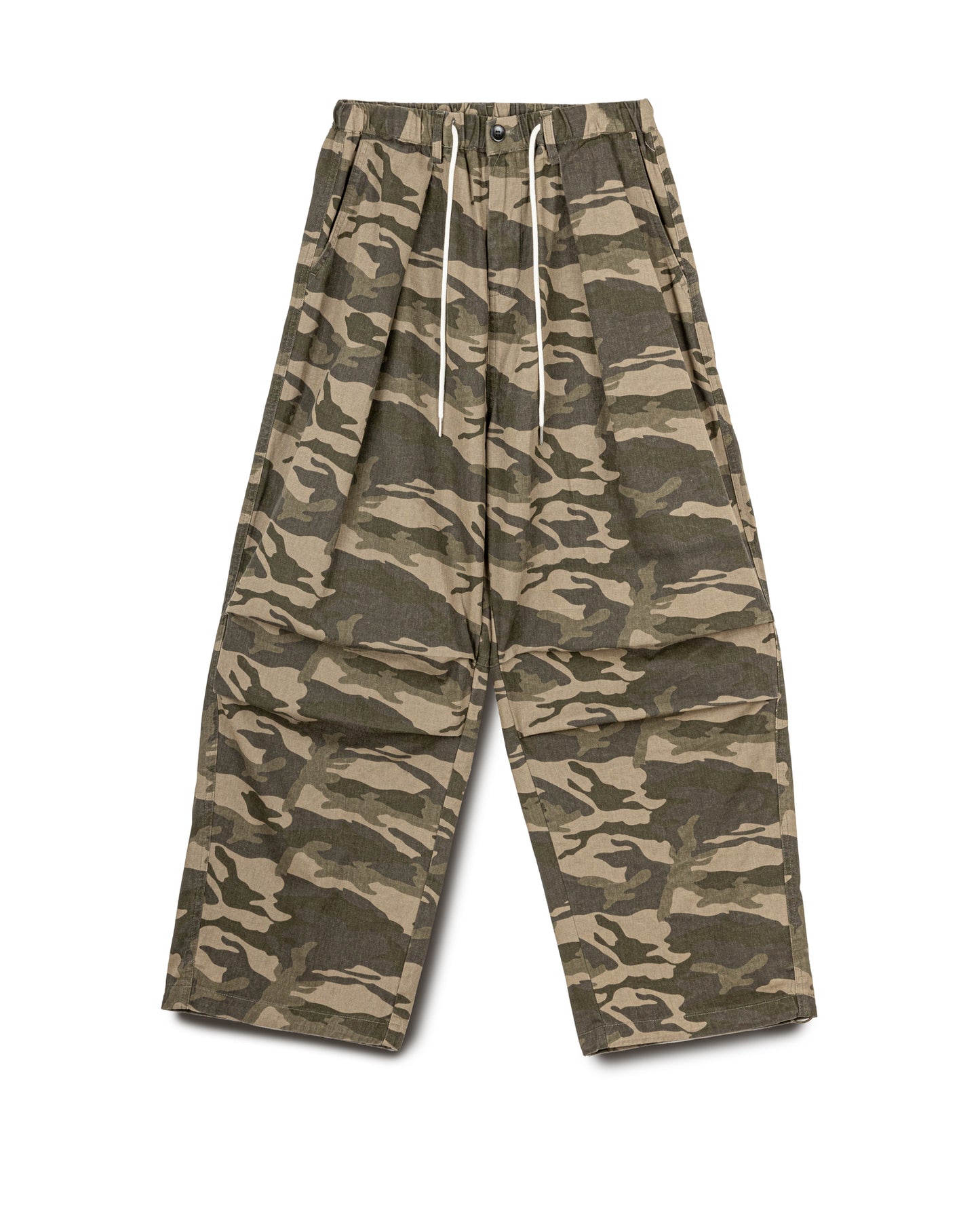 Drawstring Camo Pants