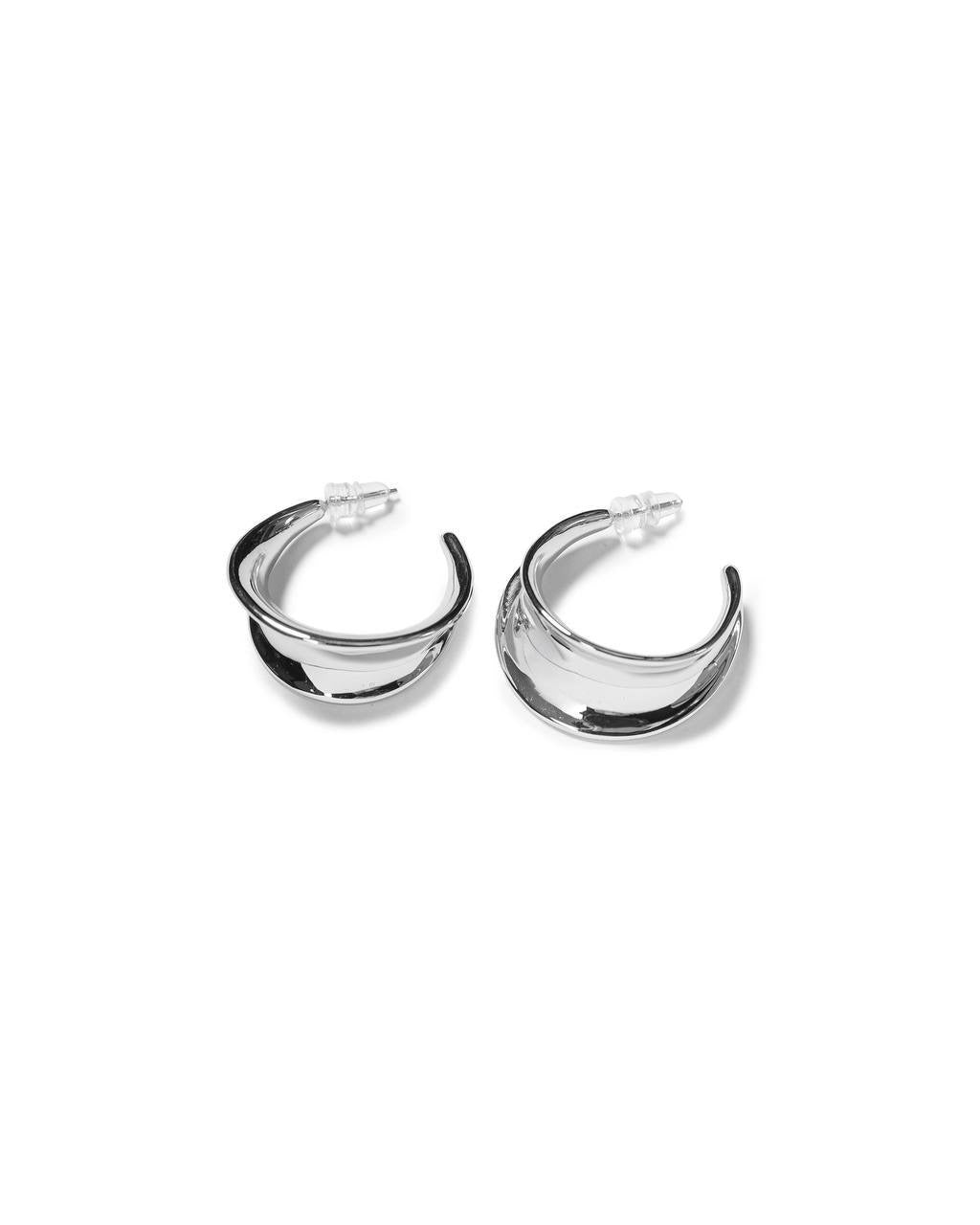 Sculptural Double-Row Hoop Earrings