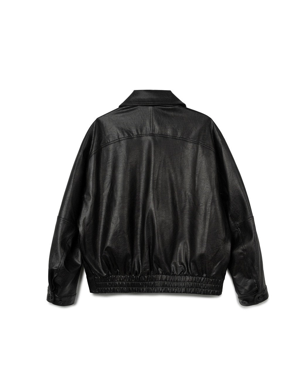 Obsidian Box-Pocket Leather Jacket