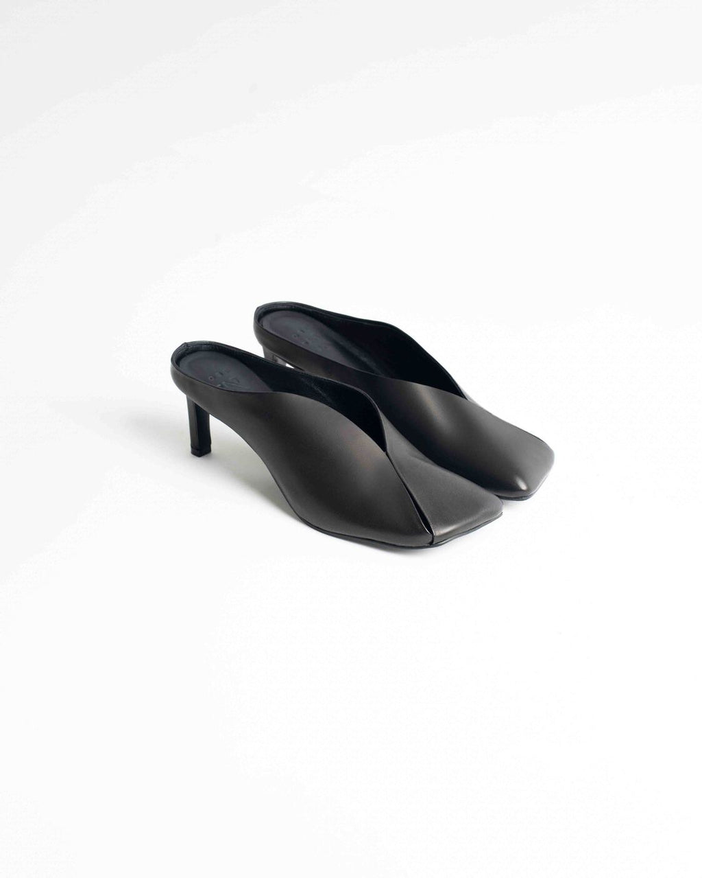 Square Toe Crossover Design High Heels