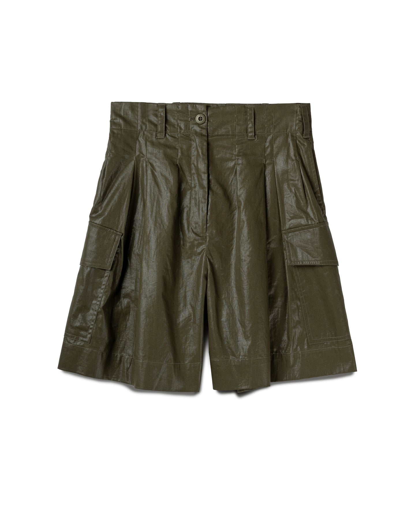 Mid-rise Bermuda Shorts