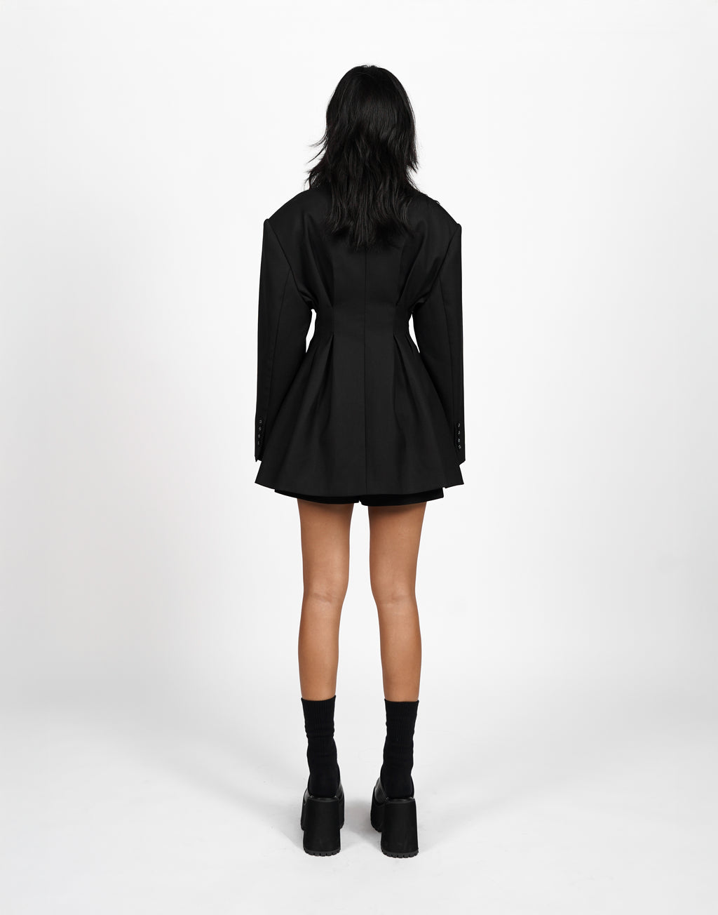 Lace Panel Blazer