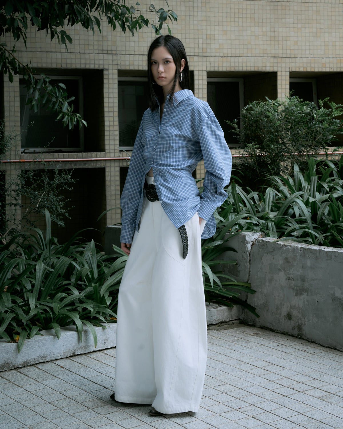 Asymmetric Panel Shirt