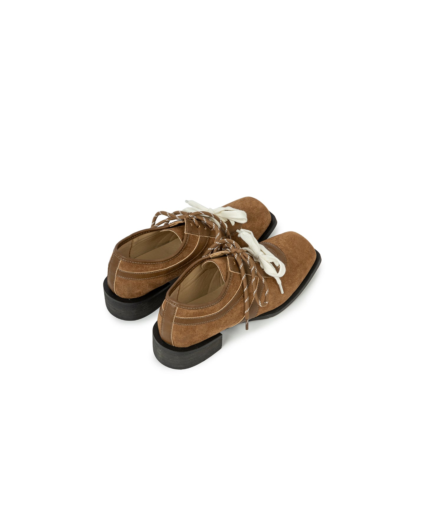 Dual Lace Suede Oxfords