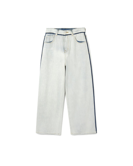 Stitch Line Denim Pants