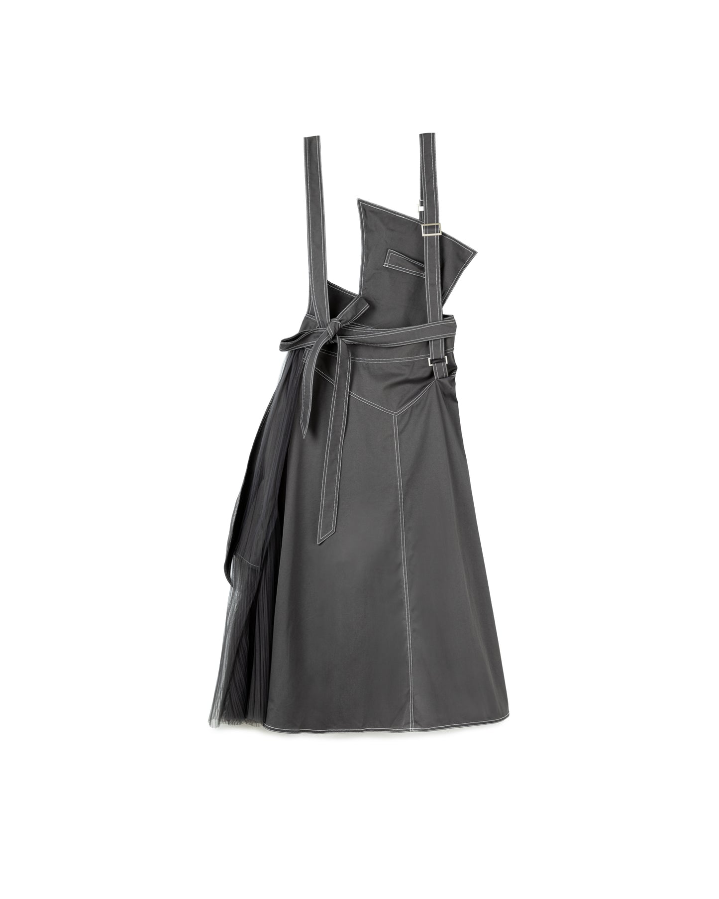 Patchwork Suspender Dress