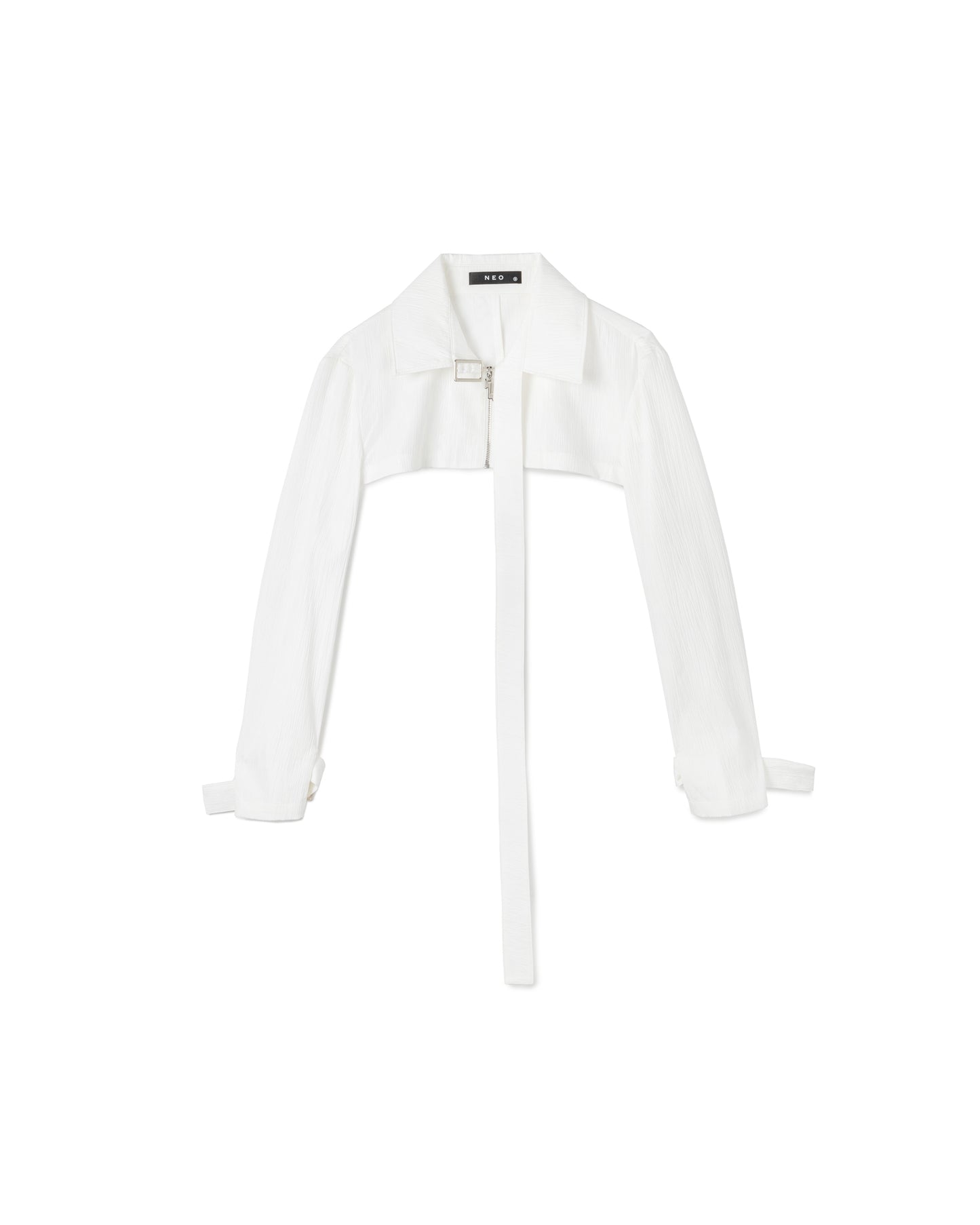 Embroidered Textured Outerwear