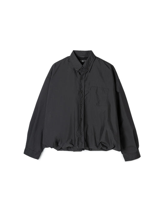 Parachute Hem Button-Up Shirt
