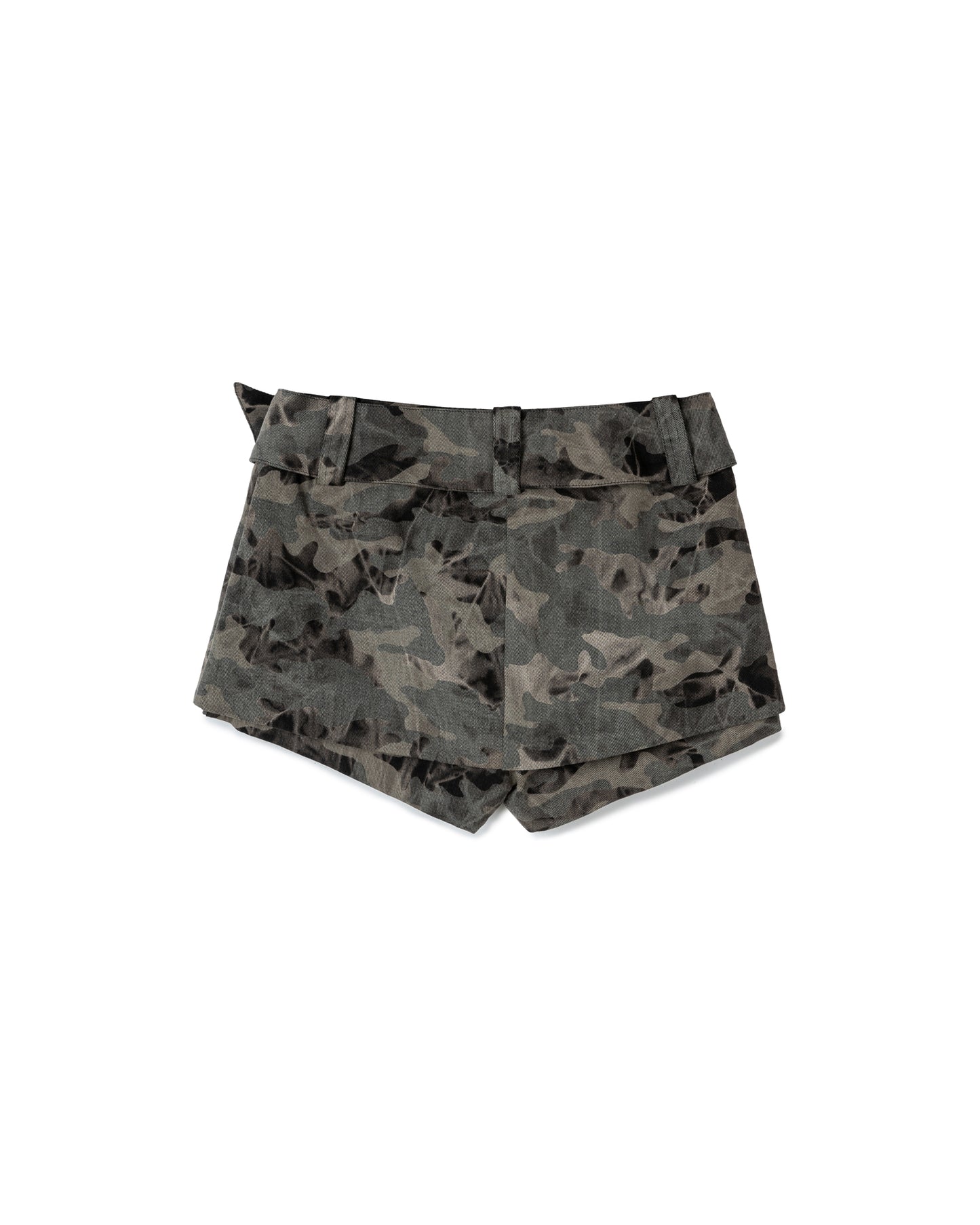 Camo Belted Short