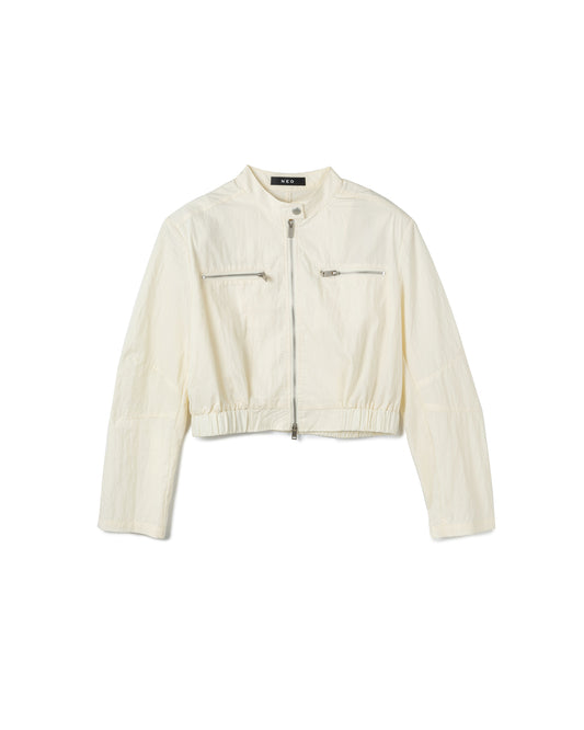 Zip-Up Cropped Jacket