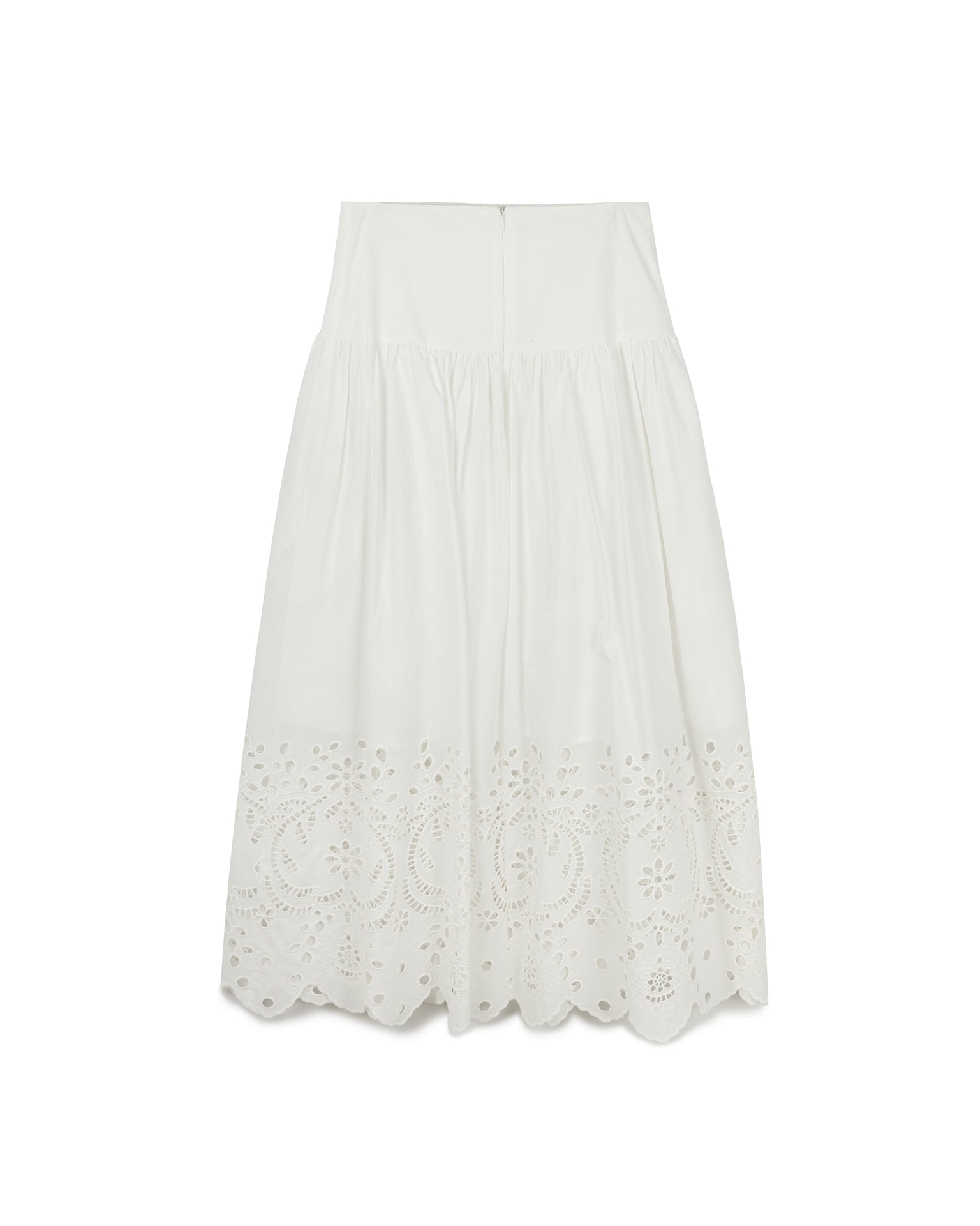 Cutwork Embroidery Boho Skirt