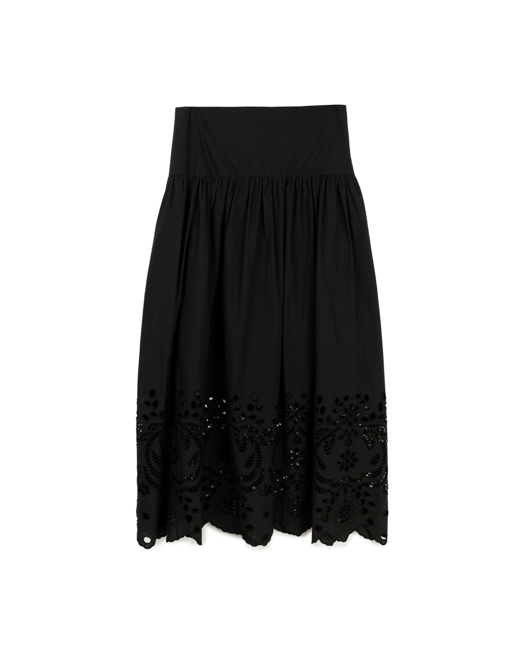 Cutwork Embroidery Boho Skirt