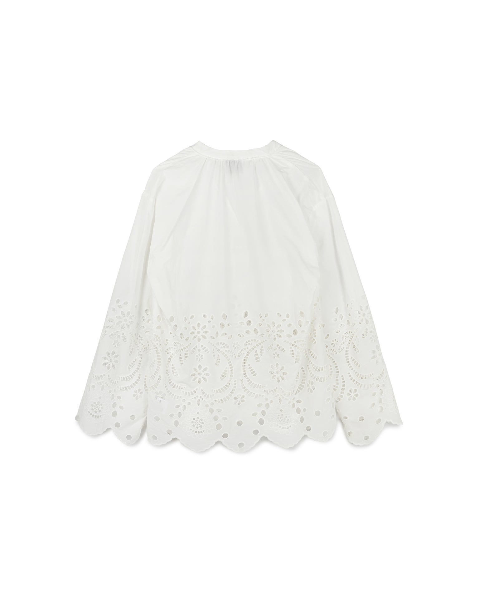 Cutwork Embroidery Boho Blouse