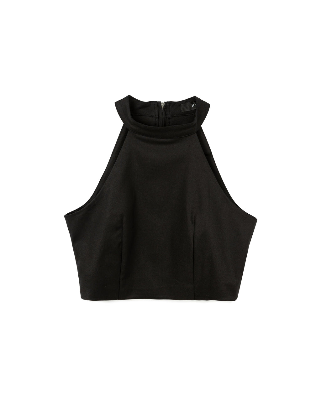 Back Zip Crop Top