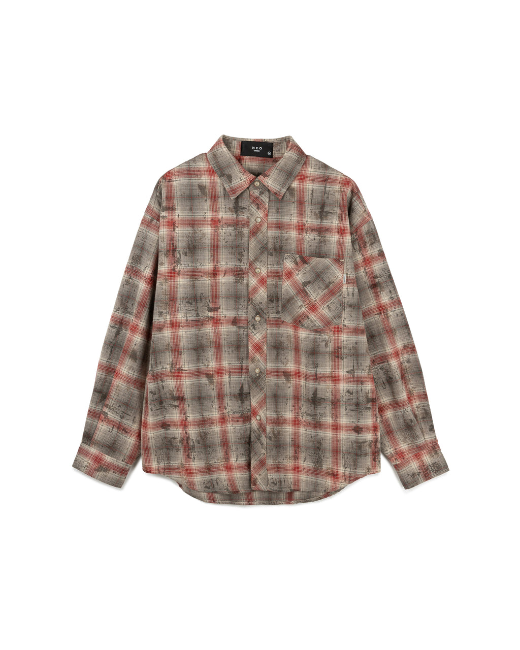 Faded Grid Shirt
