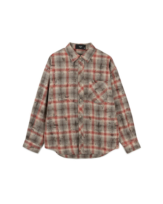 Faded Grid Shirt