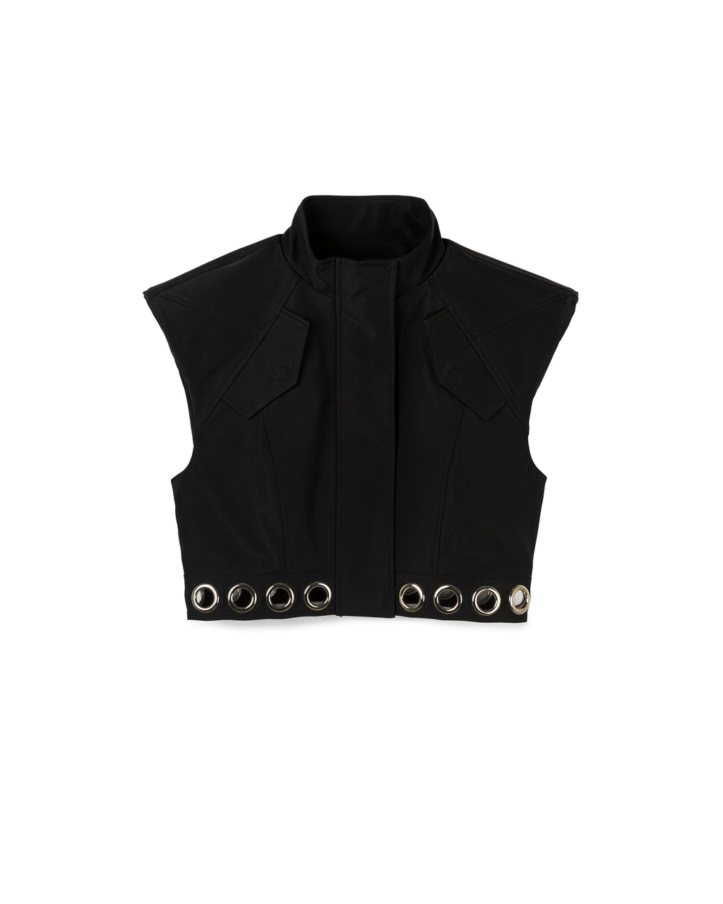 Structured Grommet Vest