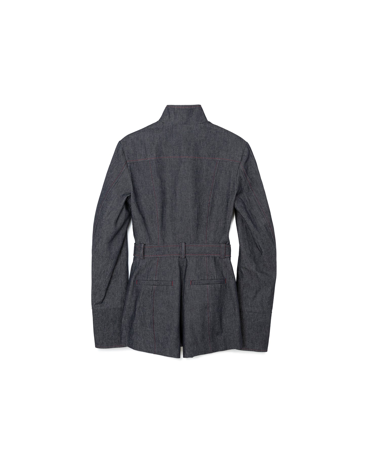 Long Sleeve Denim Playsuits
