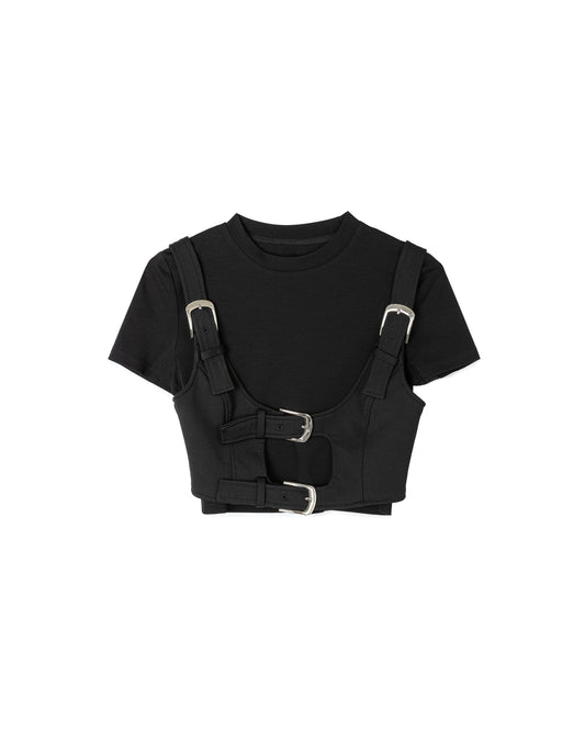 Two Piece Buckle Top