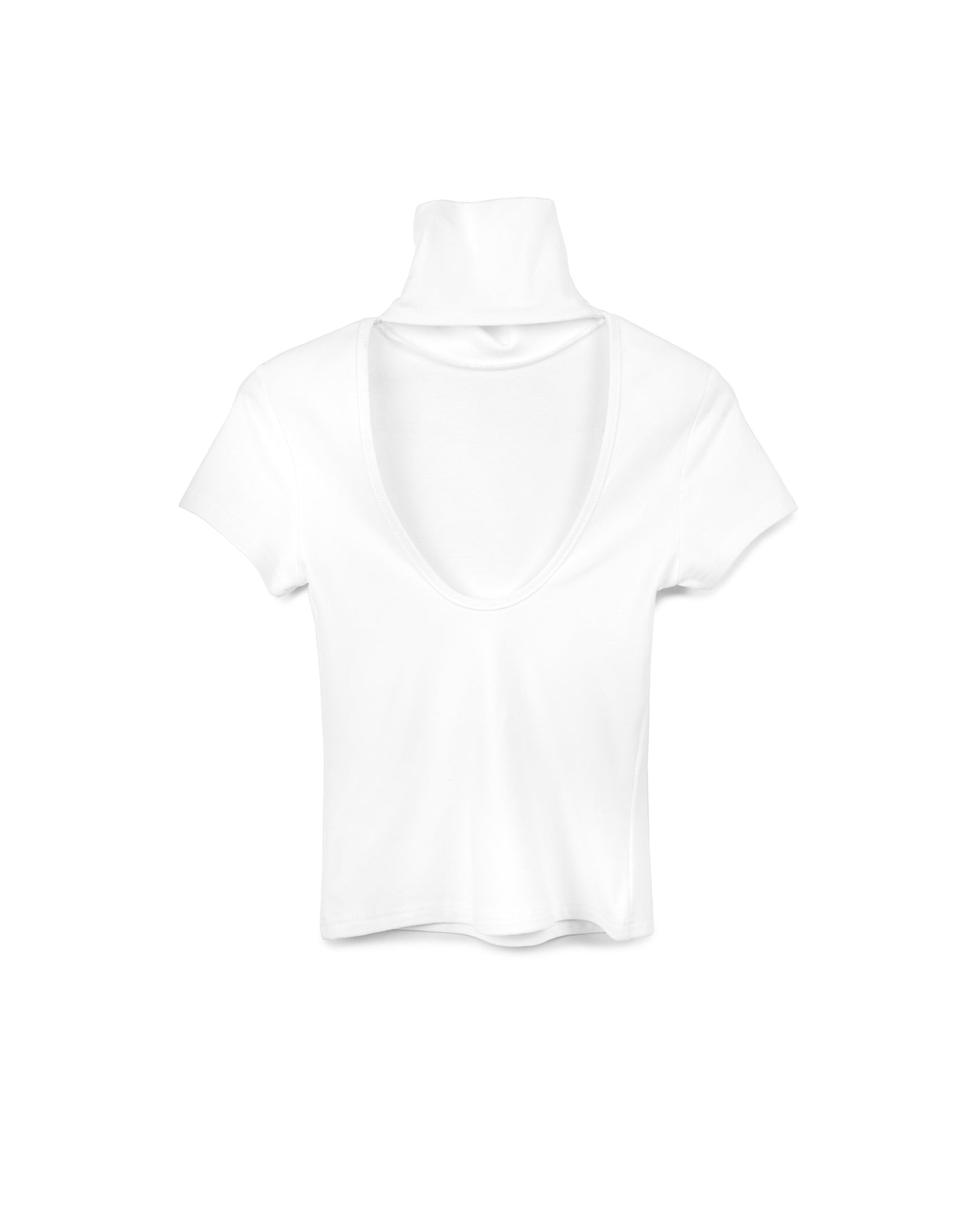 Mock Neck Basic Tee