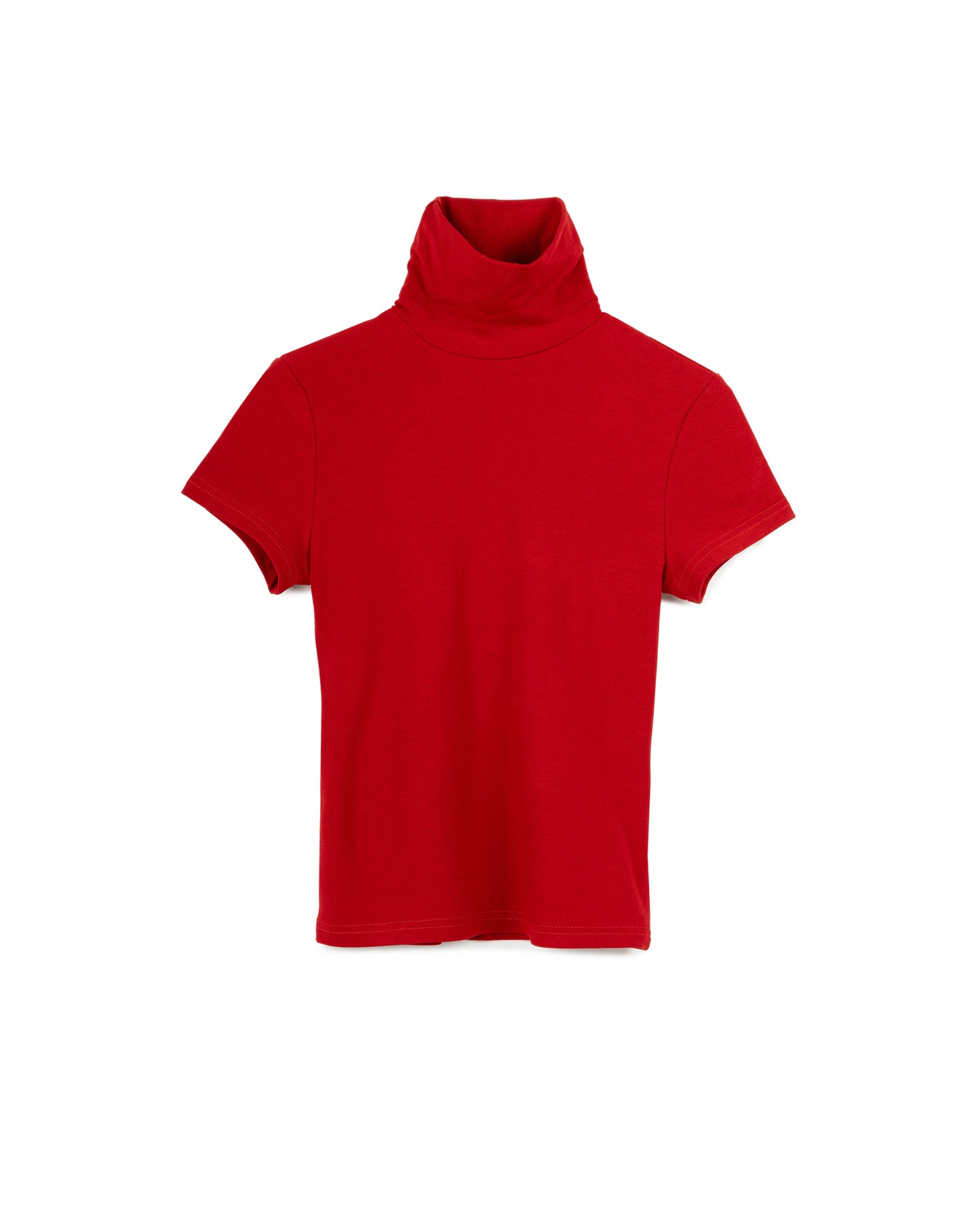 Mock Neck Basic Tee