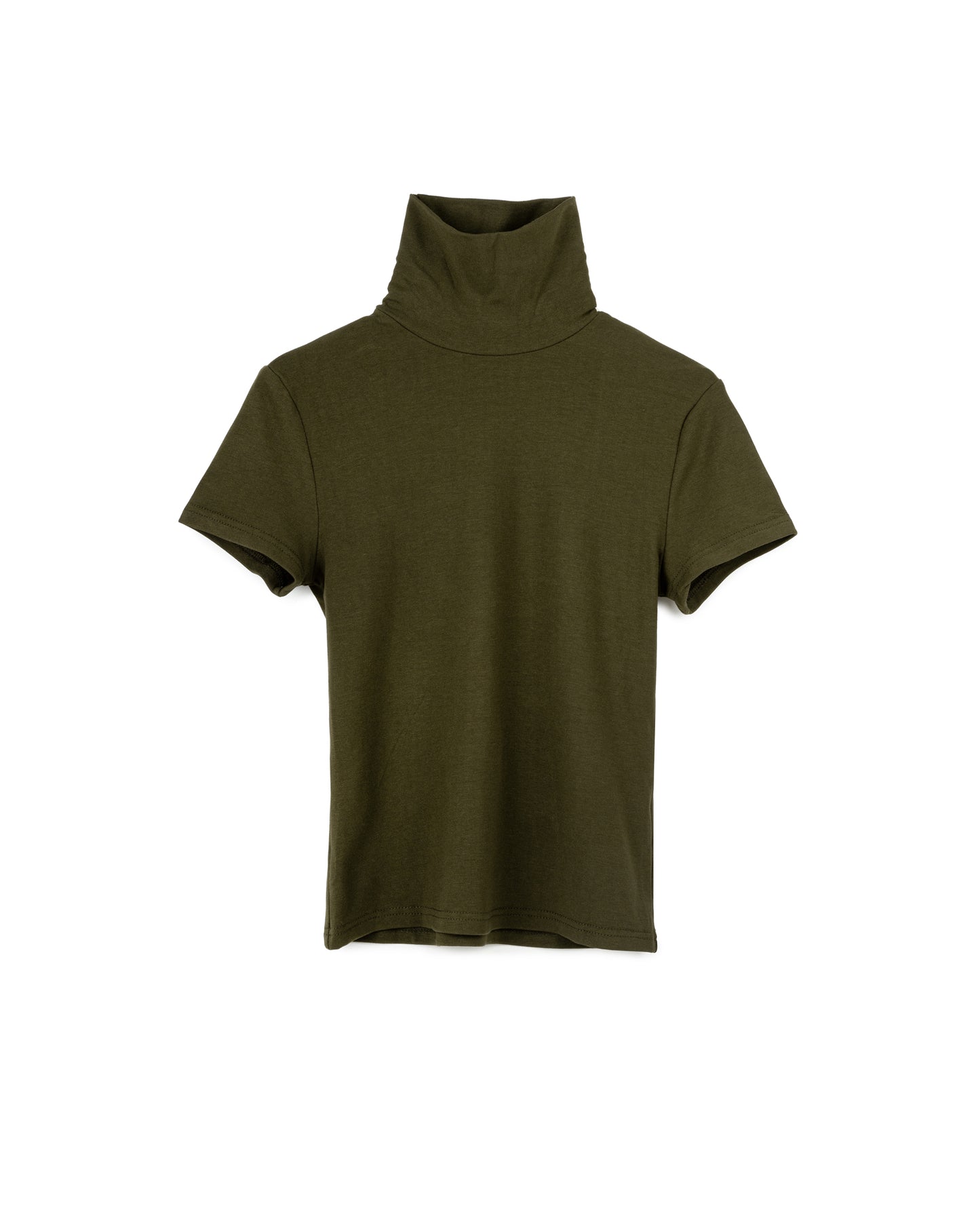 Mock Neck Basic Tee