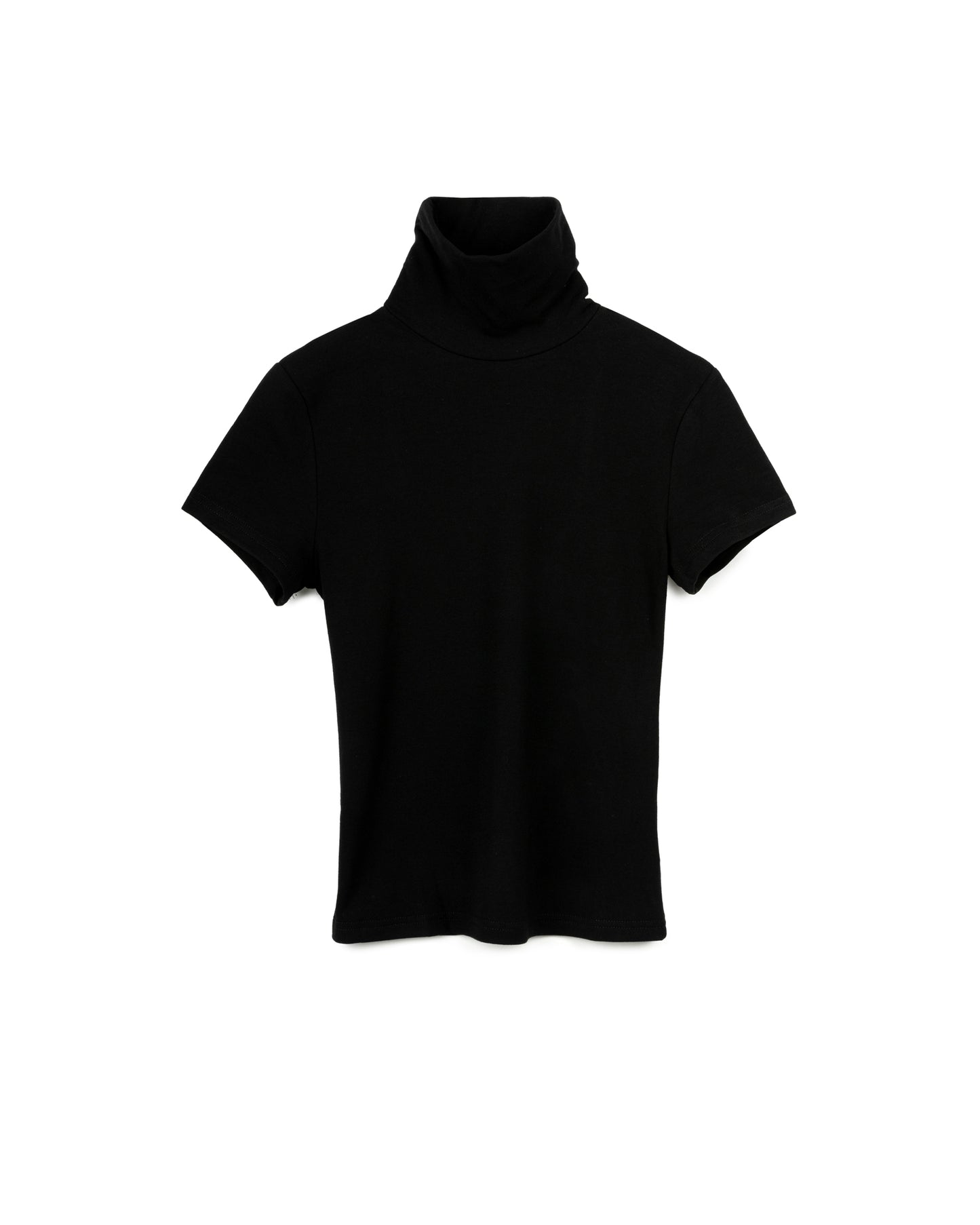 Mock Neck Basic Tee