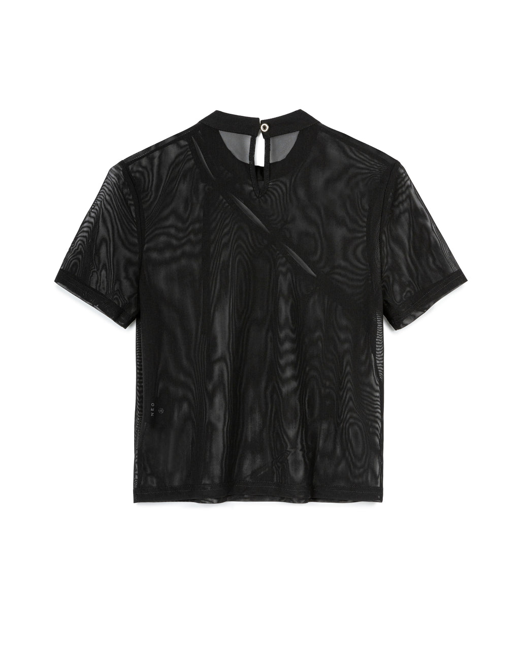 Mesh Cheongsam Top
