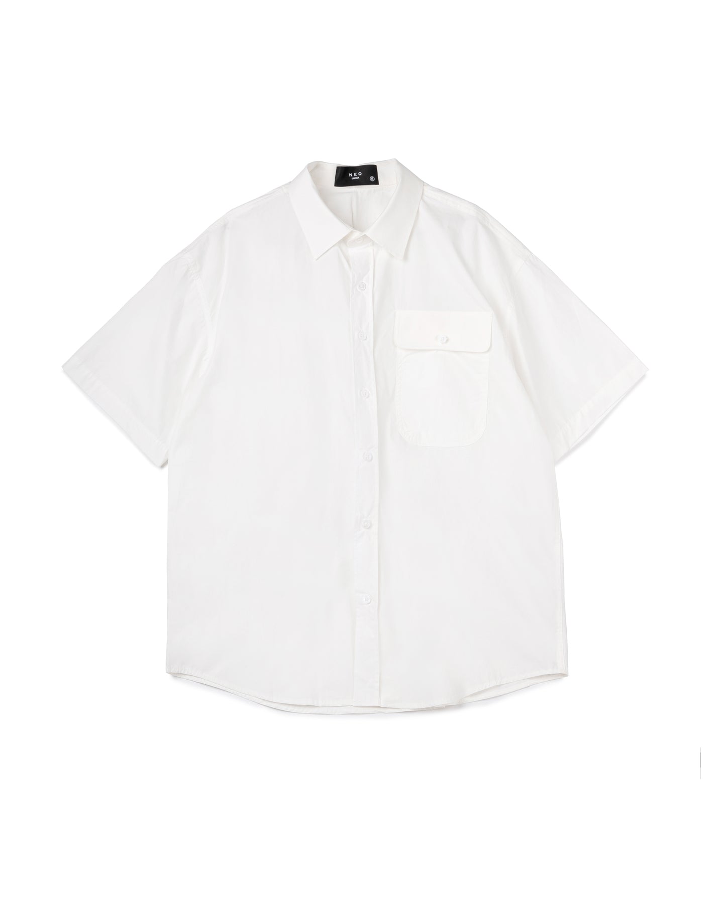 Pocket Button Short Sleeve Shirt