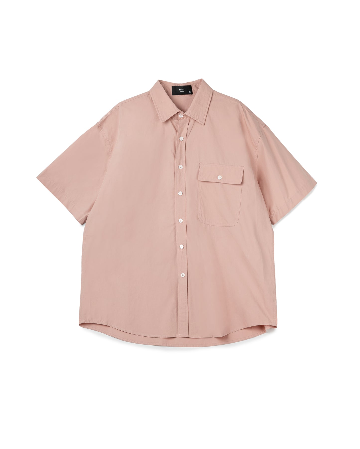 Pocket Button Short Sleeve Shirt