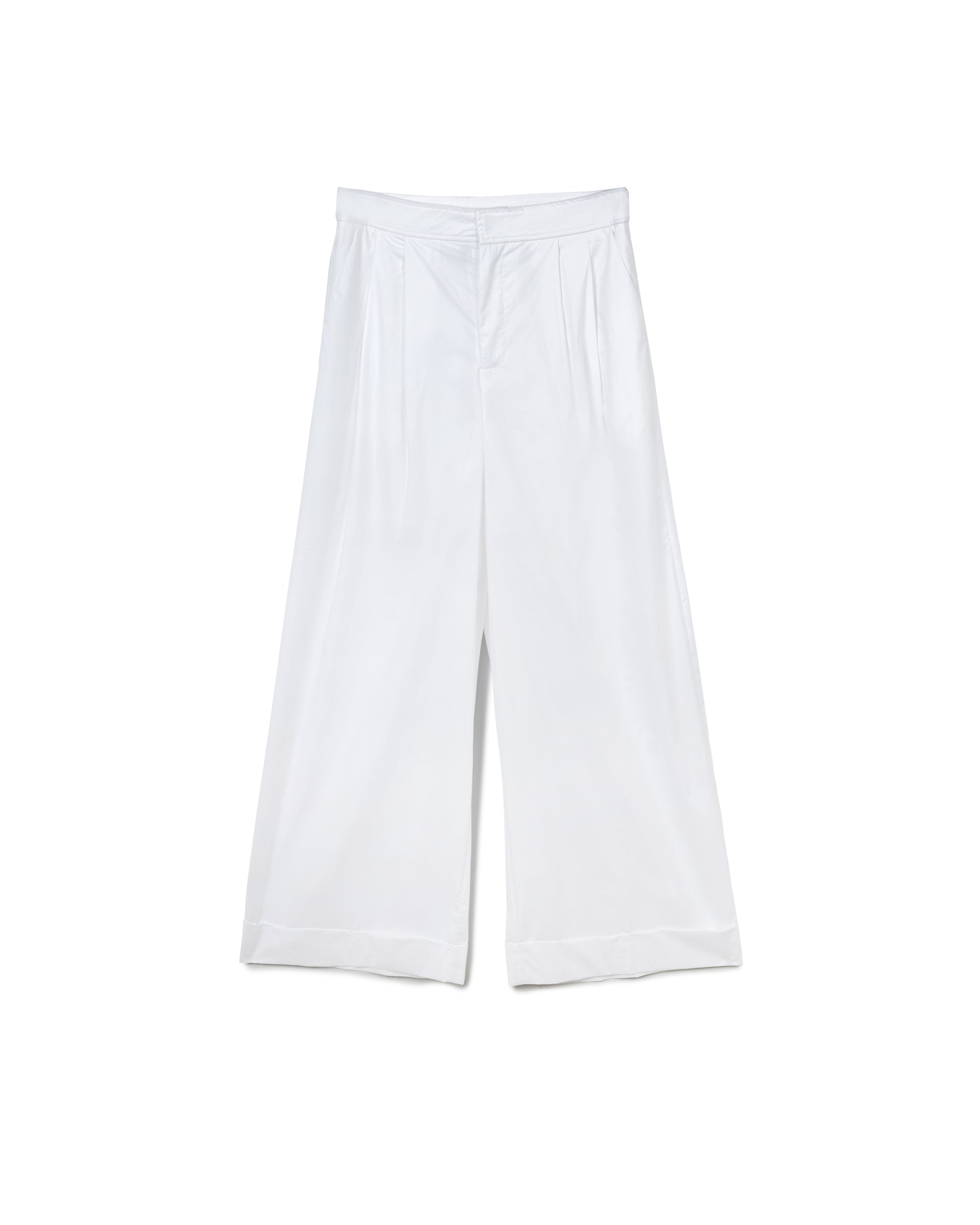 Cuffed Wide Leg Pants