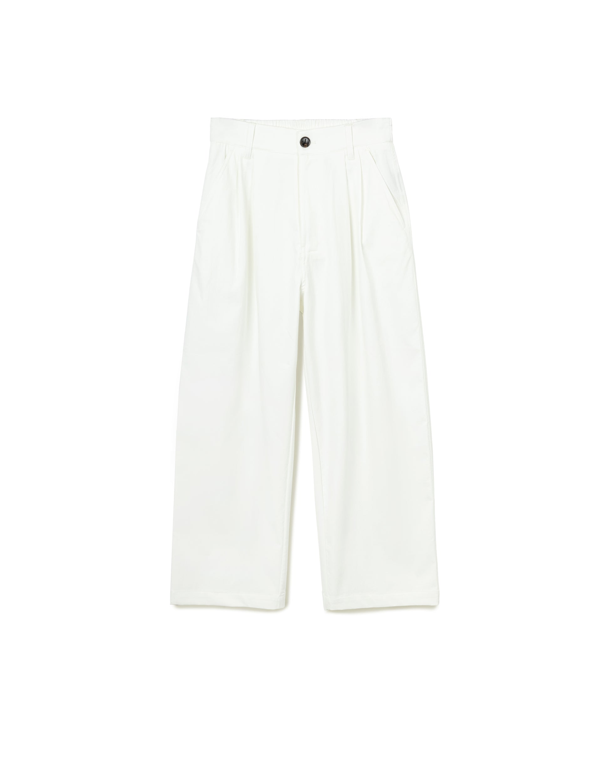 Wide Suit Pants with Adjustable Waist