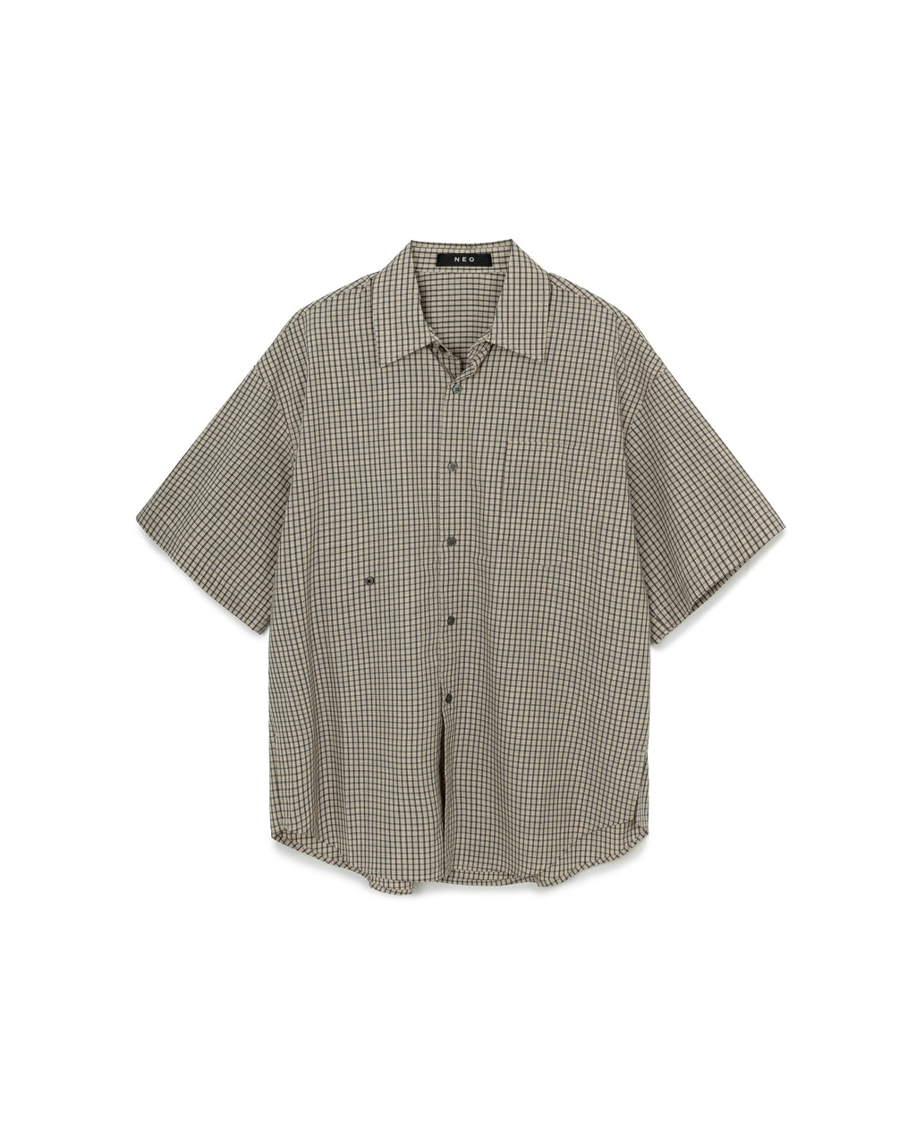 Boxy Grid Shirt