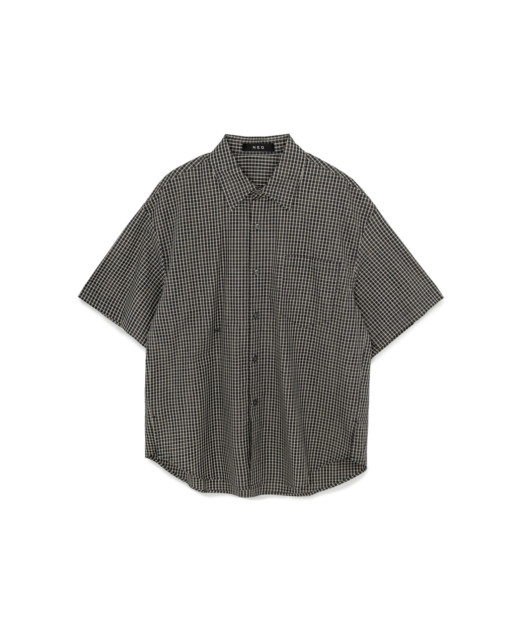 Boxy Grid Shirt
