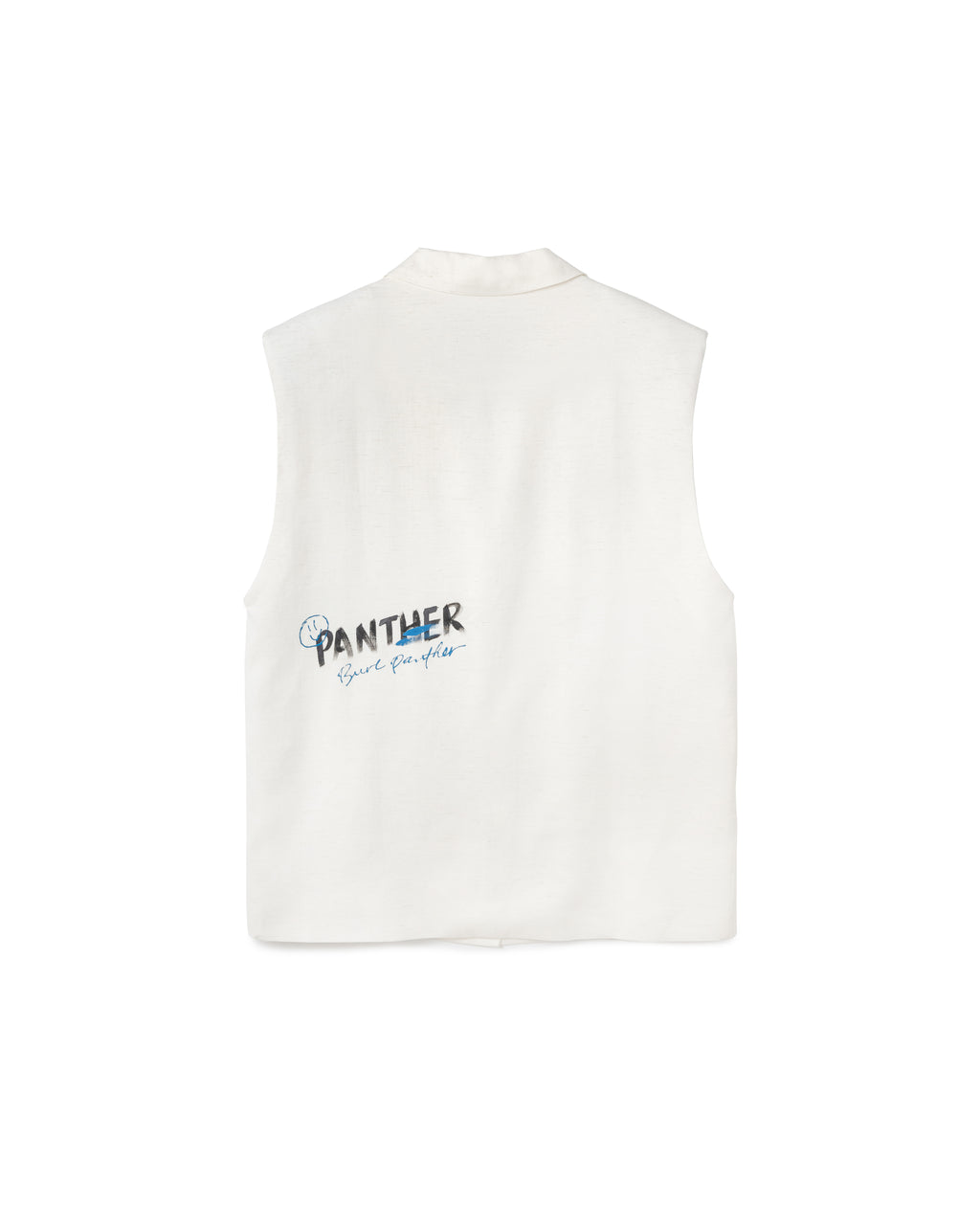 Graffiti Buttoned Vest