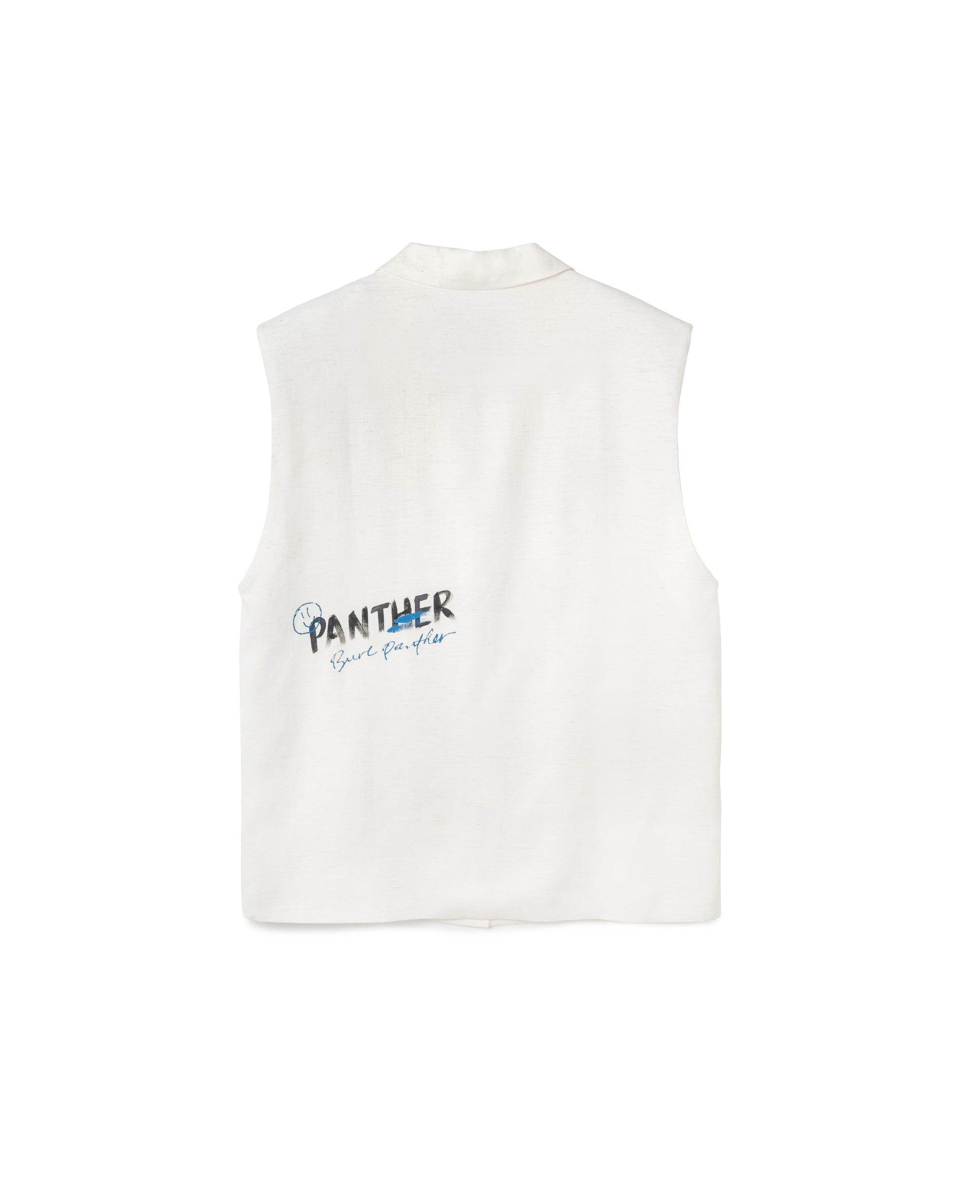 Graffiti Buttoned Vest
