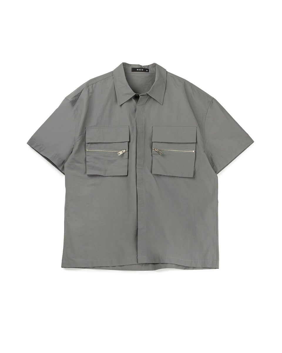 Double Pocket Design Short Sleeve Shirt – N E O Official