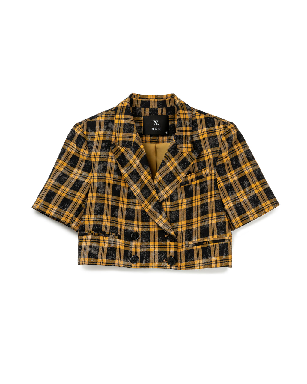 Checkered Crop Top