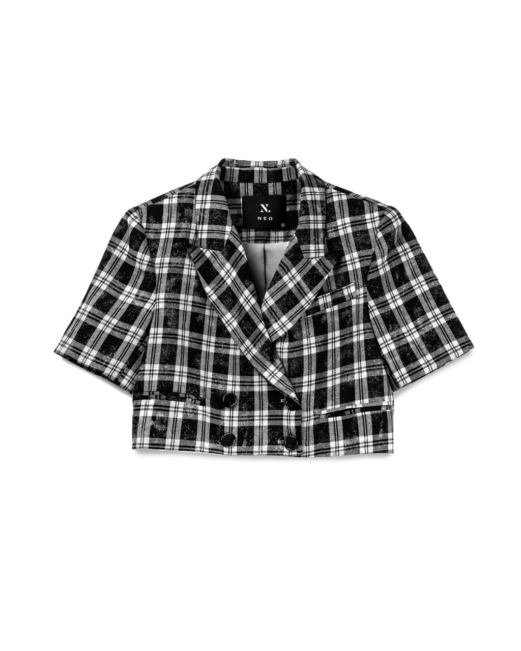 Checkered Crop Top