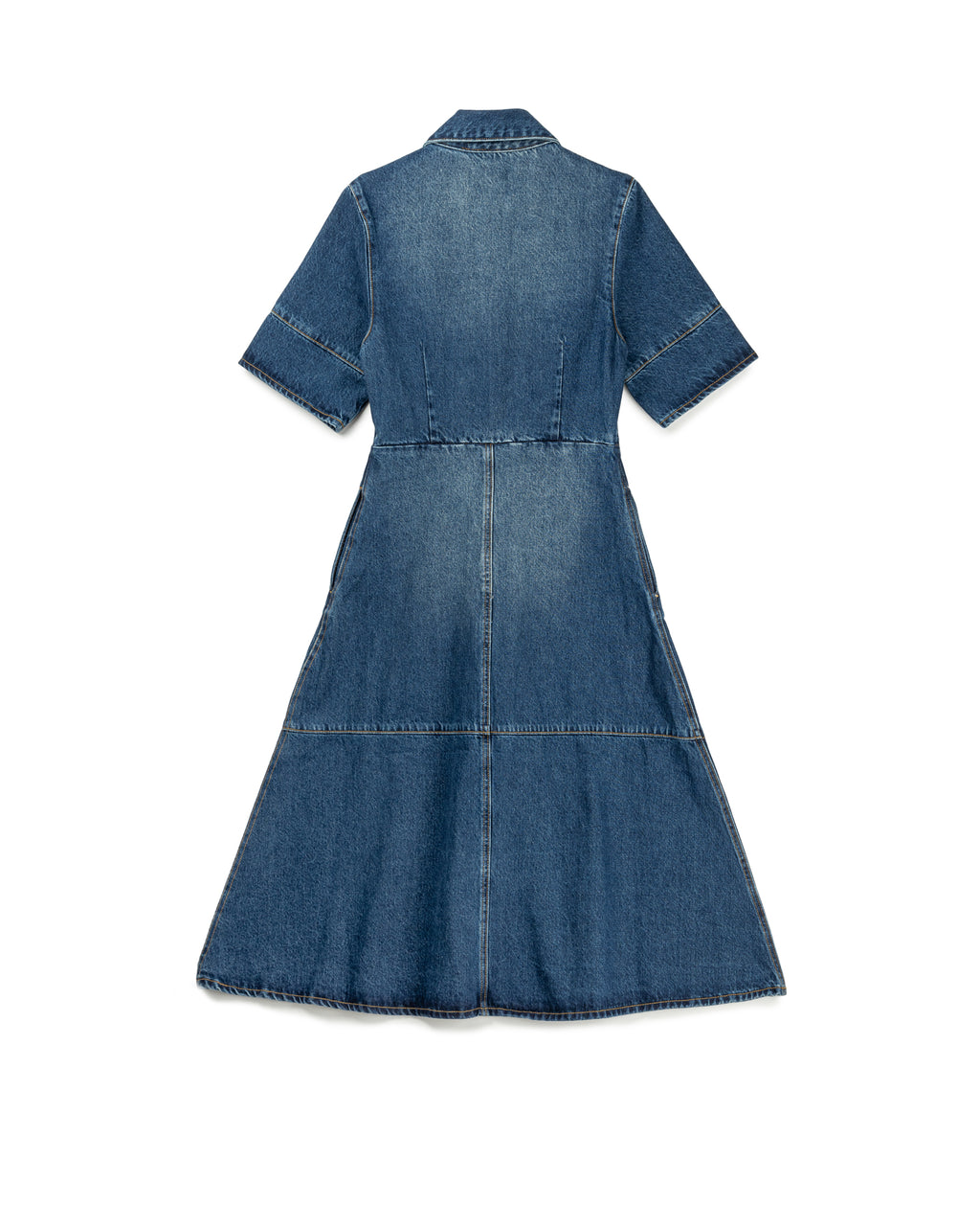 Short Sleeve Denim Dress