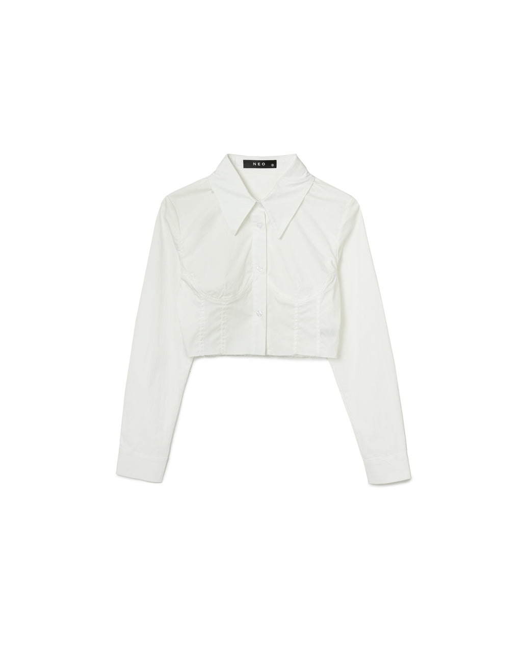 Fitted Crop Shirt
