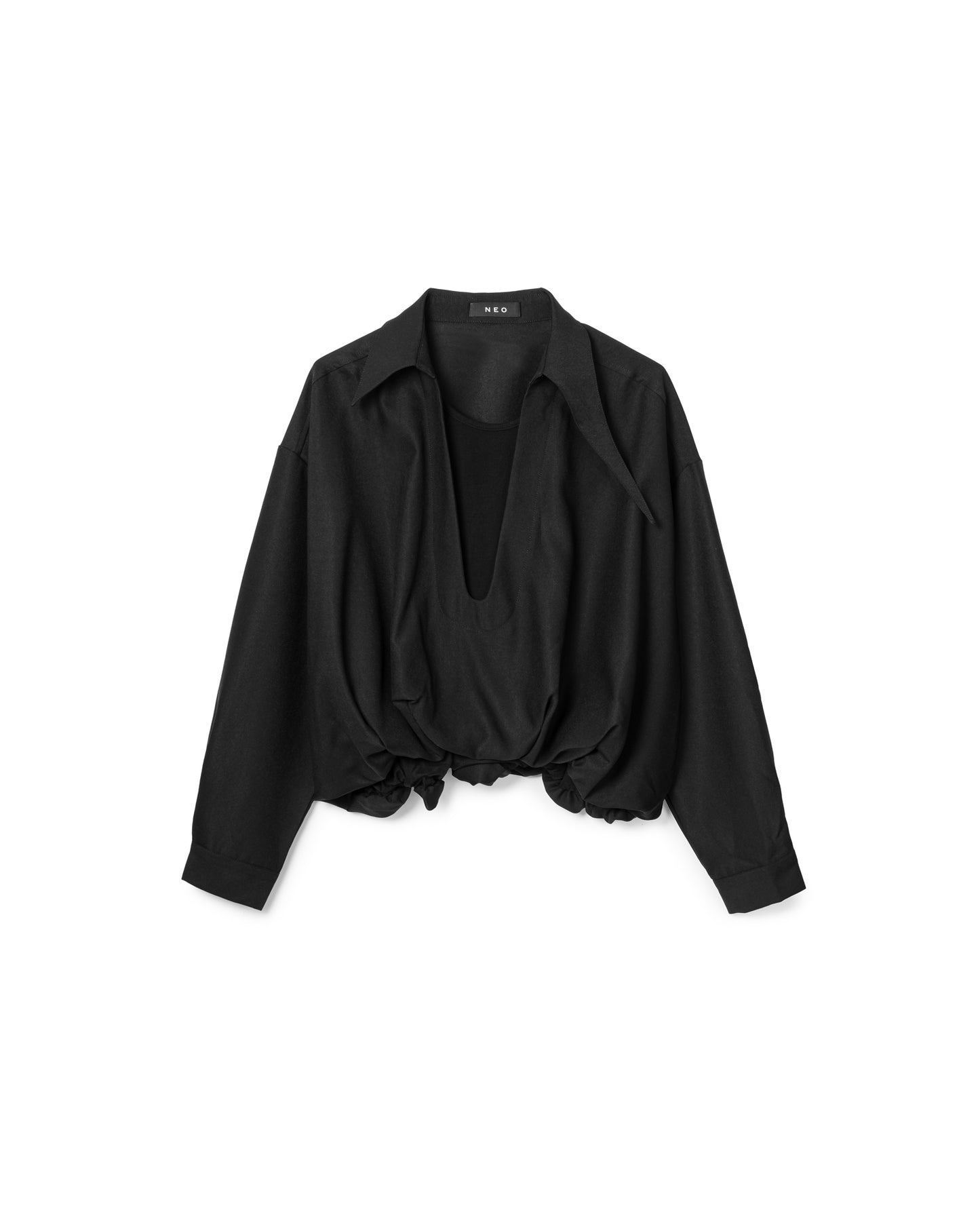V-neck Overlay Shirt