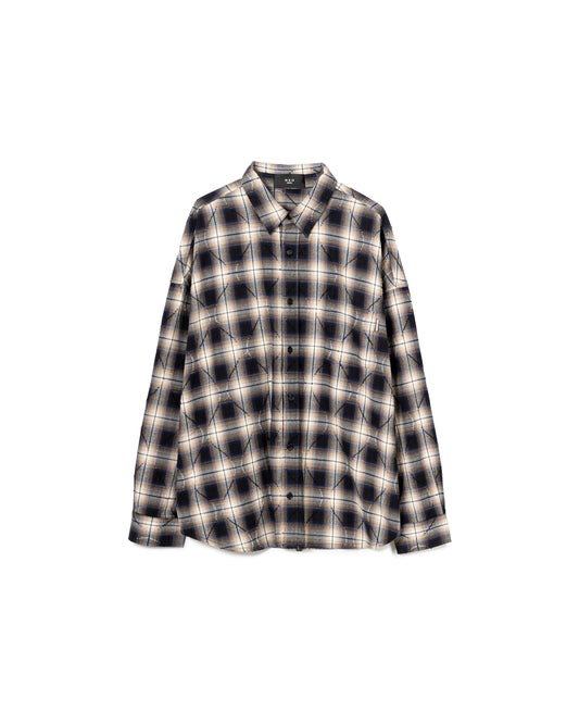 Distressed Plaid Shirt