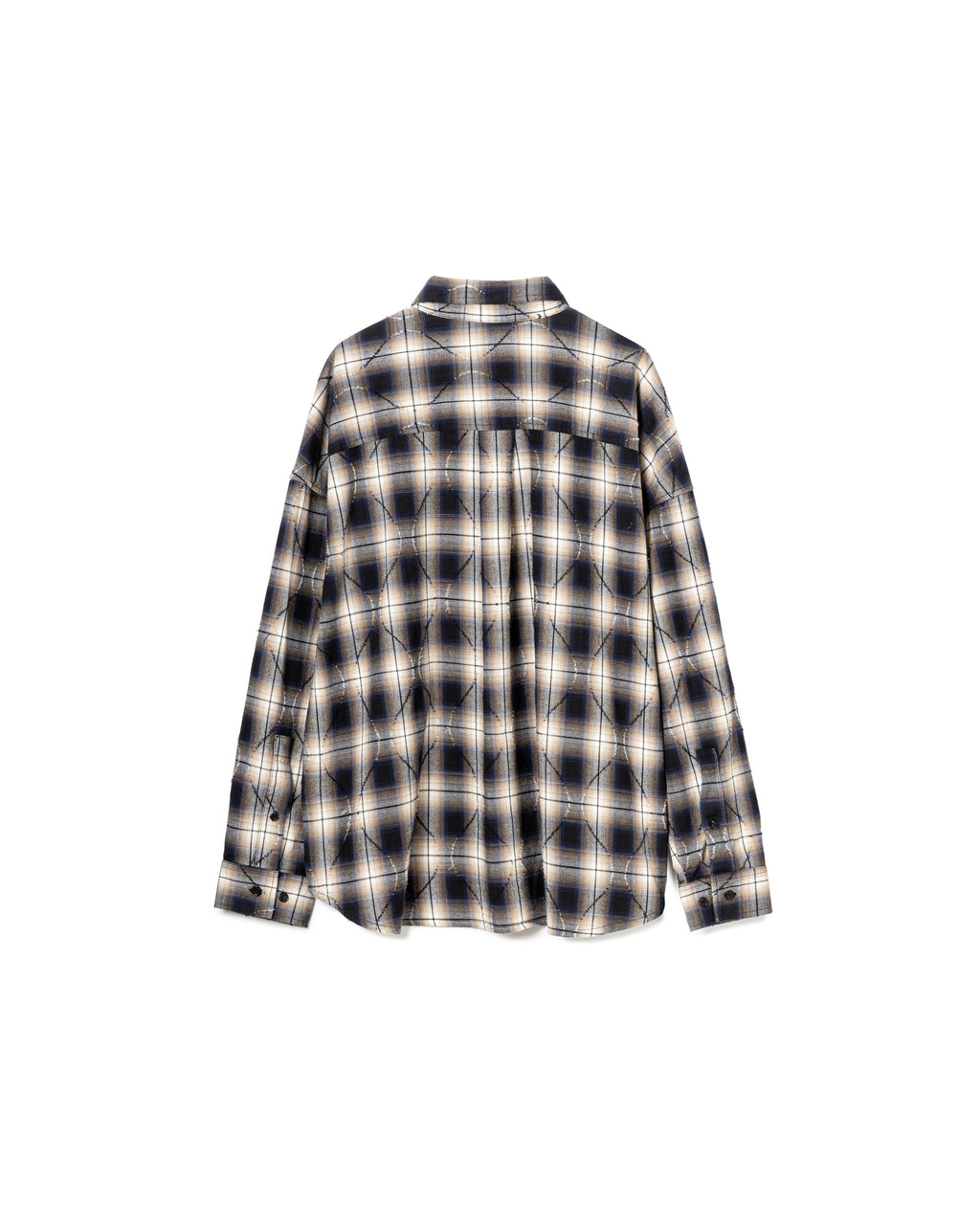 Distressed Plaid Shirt