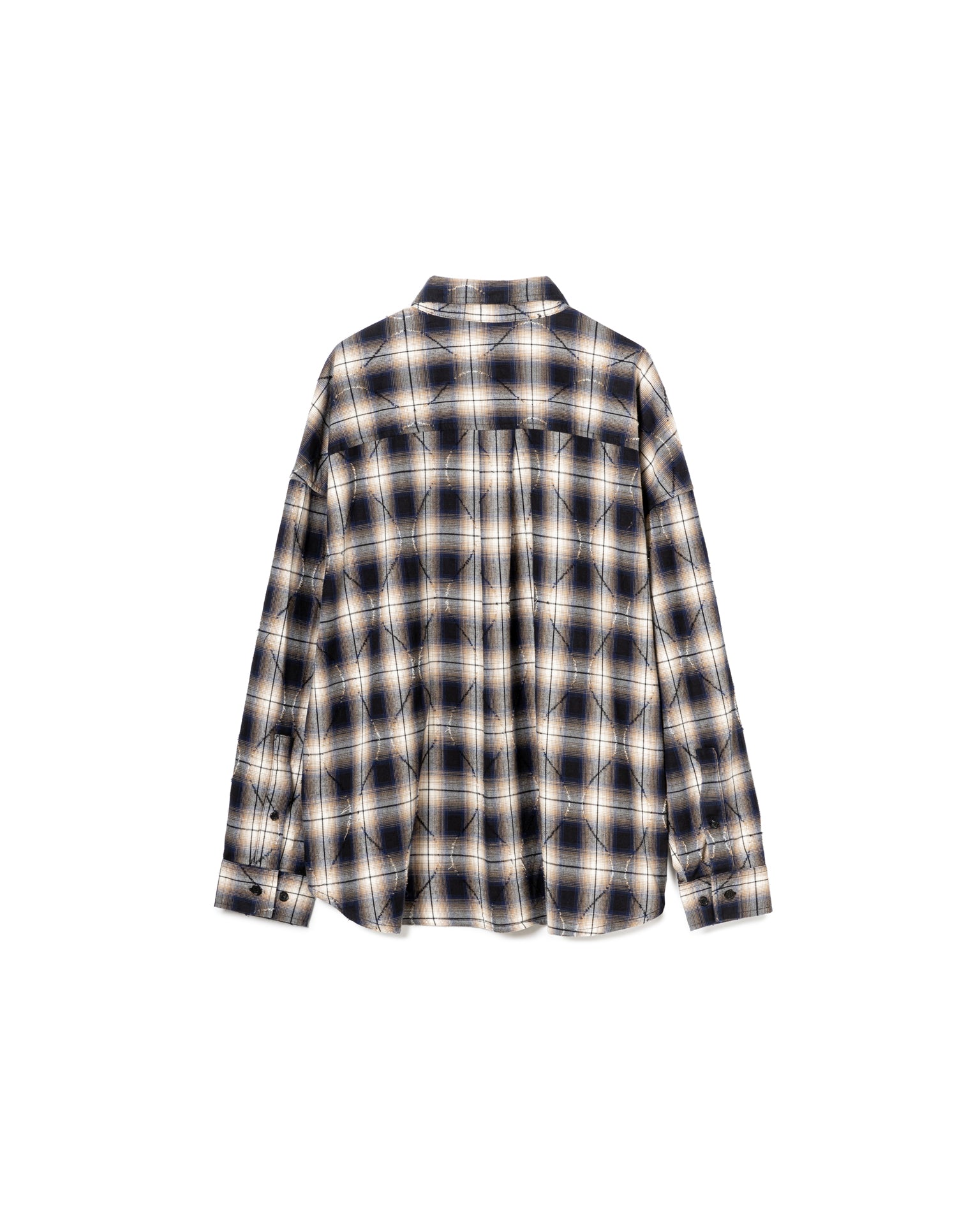 Distressed Plaid Shirt