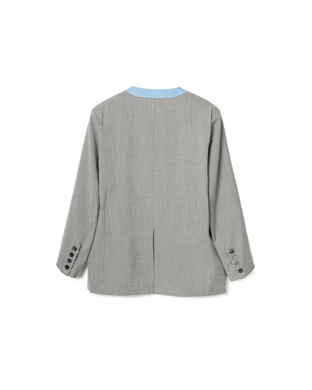 Contrast Collar Oversize Blazer