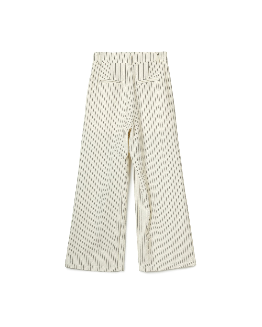 Pinstripe One-Shoulder Set