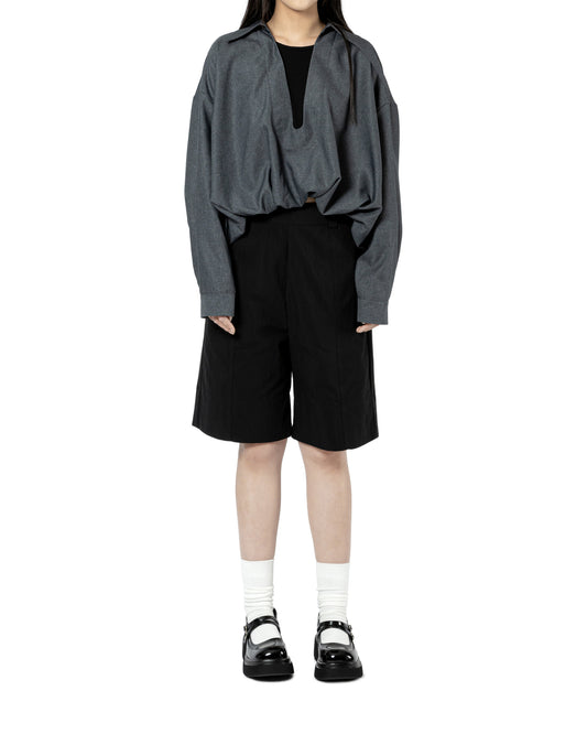 V-neck Overlay Shirt