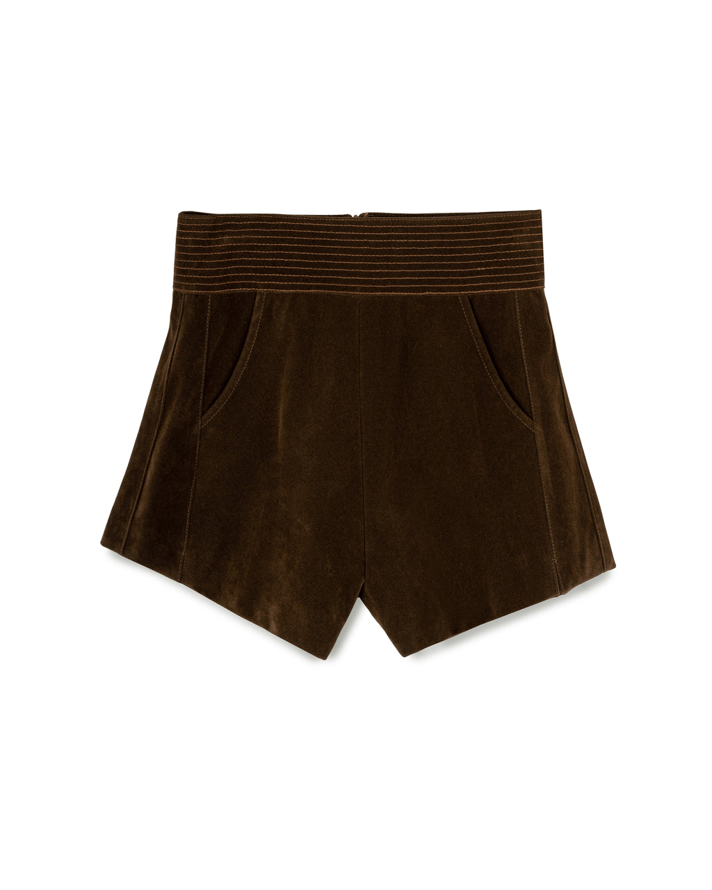Velvet High Waist Shorts